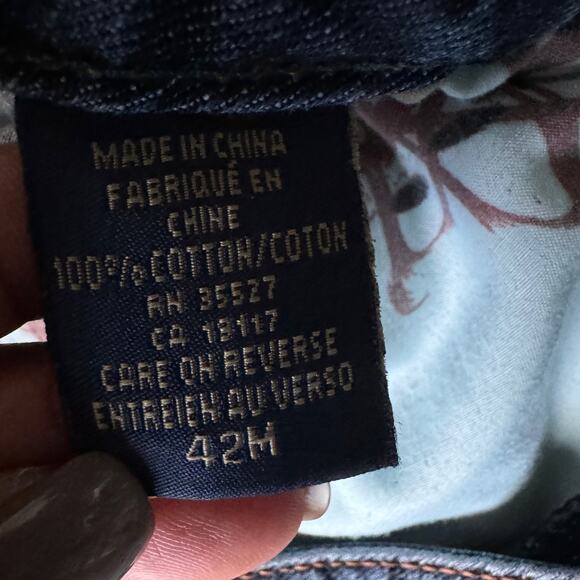 Girbaud Jeans Mens 42M Blue Utility Straight Leg Y2K Denim‎ Casual 33in Inseam - Picture 7 of 10